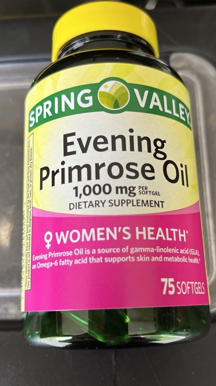 Two Spring Valley Women’s Health Evening Primrose Oil 1000mg 75 Softgels 11/27