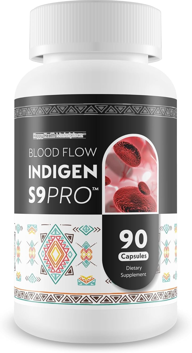 Blood Flow Circulation Supplement Capsules Energy & Vascular Support 90ct