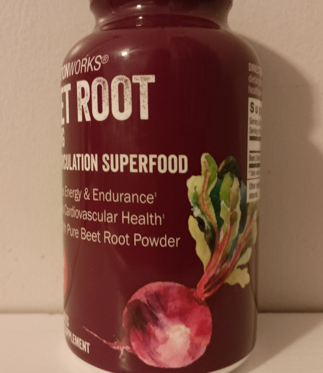Nutritionworks® Beet Root Capsules The Circulation Superfood 500mg 90 Count