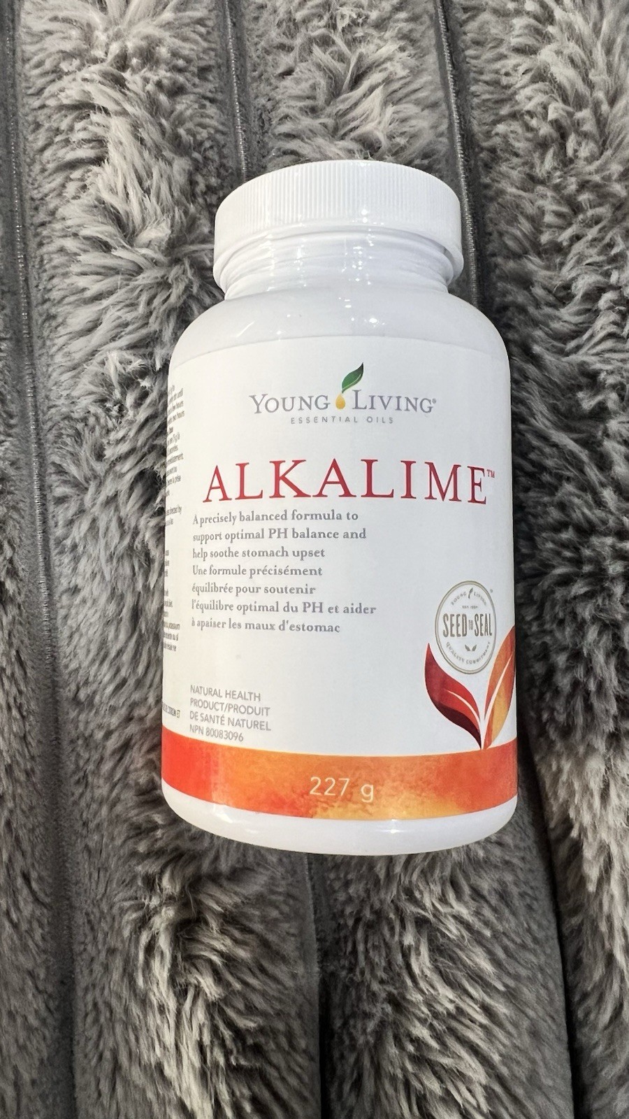 Young Living Essential Oils Alkalime Powder Digestive Support Lemon Lime 227g
