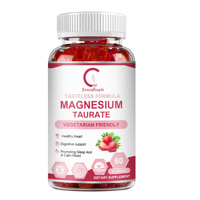 Magnesium Taurate 1800MG Stress Support ,Improve Sleep Quality,Calm Mood 60Pcs