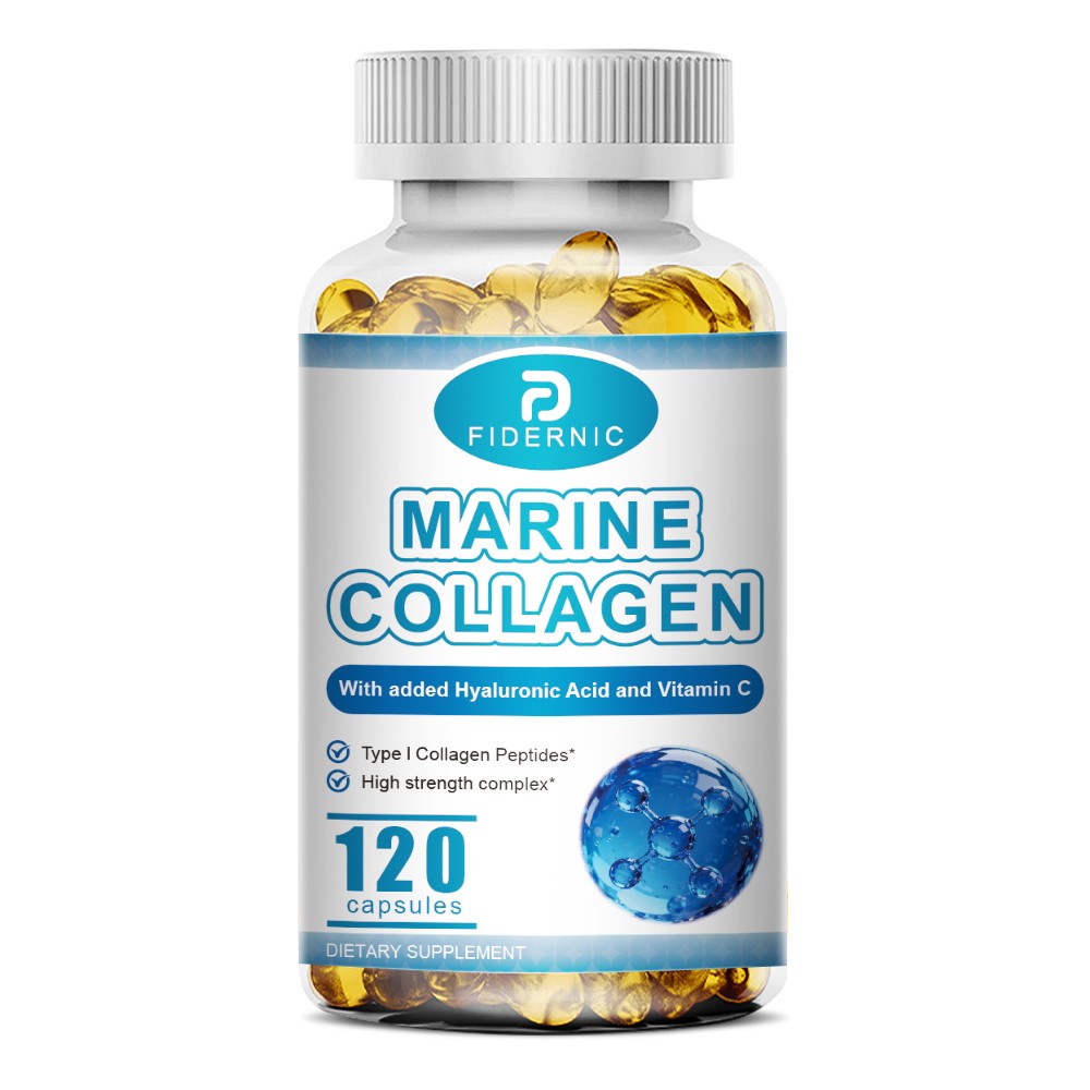Premium Marine Collagen 1300mg Type I + Hyaluronic Acid + Vitamin C – Capsule