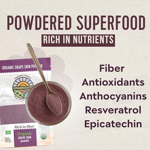 Organic Smoothie Powder – High Fiber, Gluten-Free, Antioxidant Rich, Cold-Presse