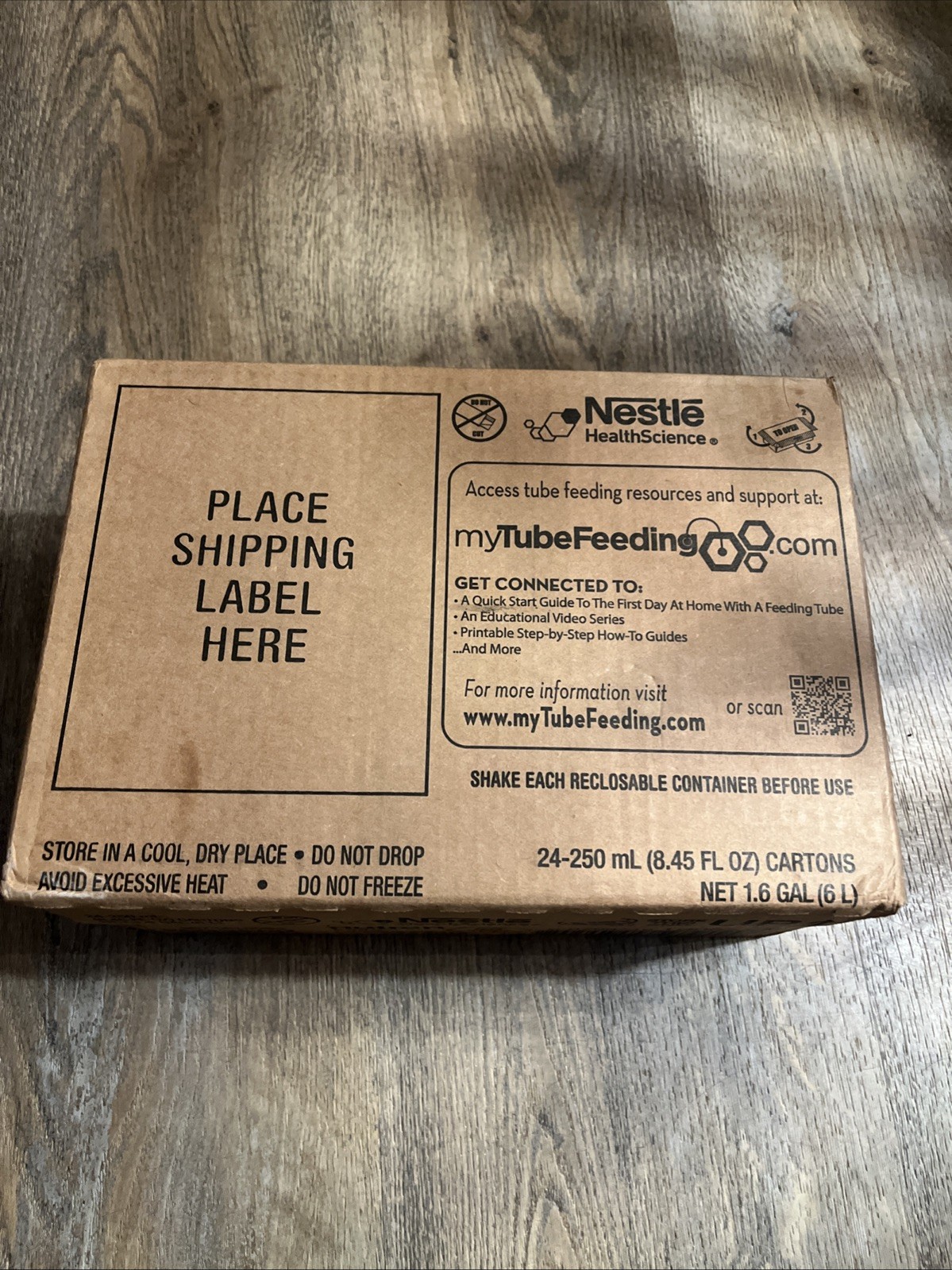 24-Ct Nestle Nutren Junior Tube Feeding Vanilla 250ml Each BB 04/2026