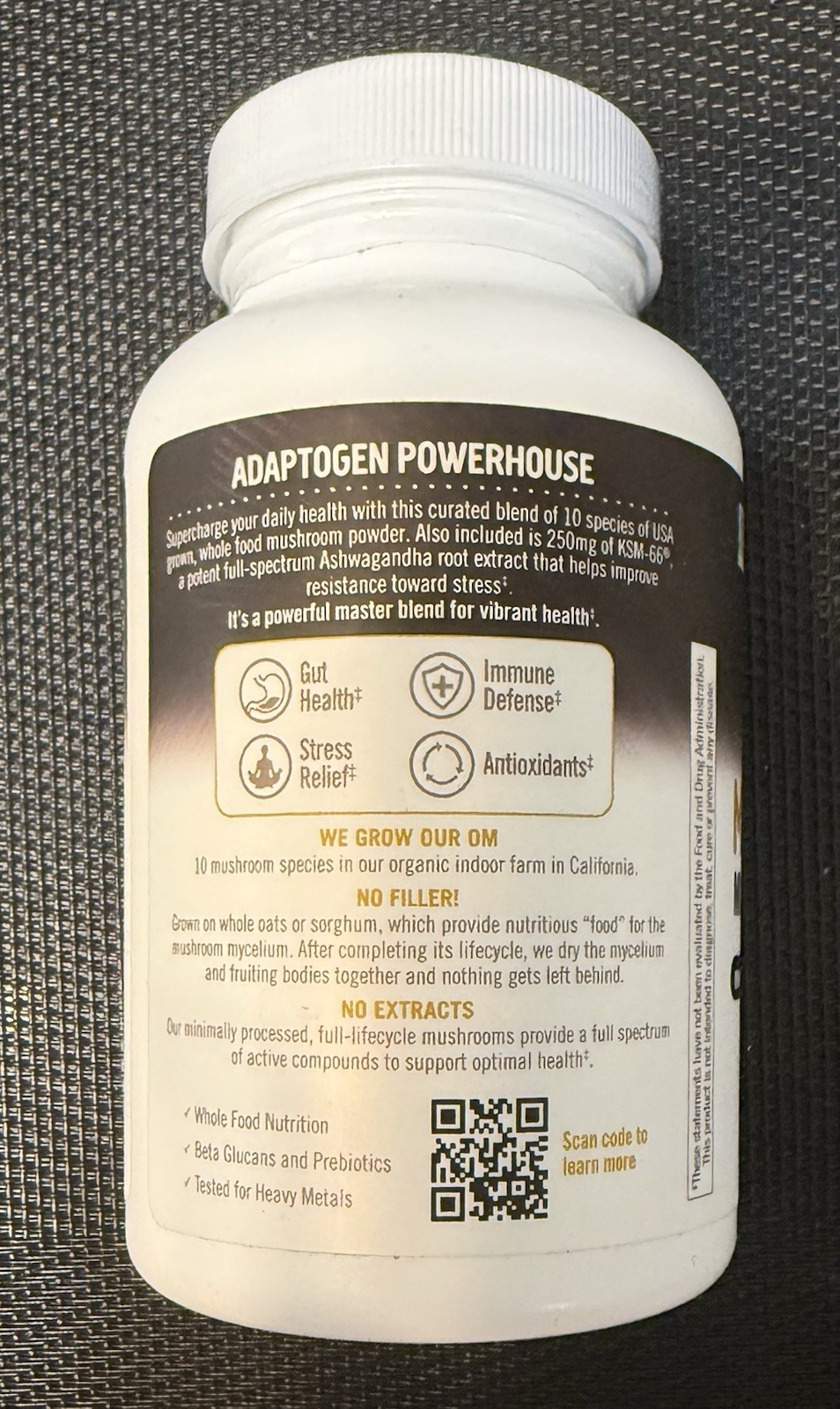 Superfood Master Blend 250 Mg 84 Veg Caps By Om Mushrooms