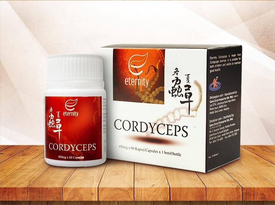 1 Bottle Gano Cordyceps Sinensis 60 Capsules Energy immune Respiratory Support