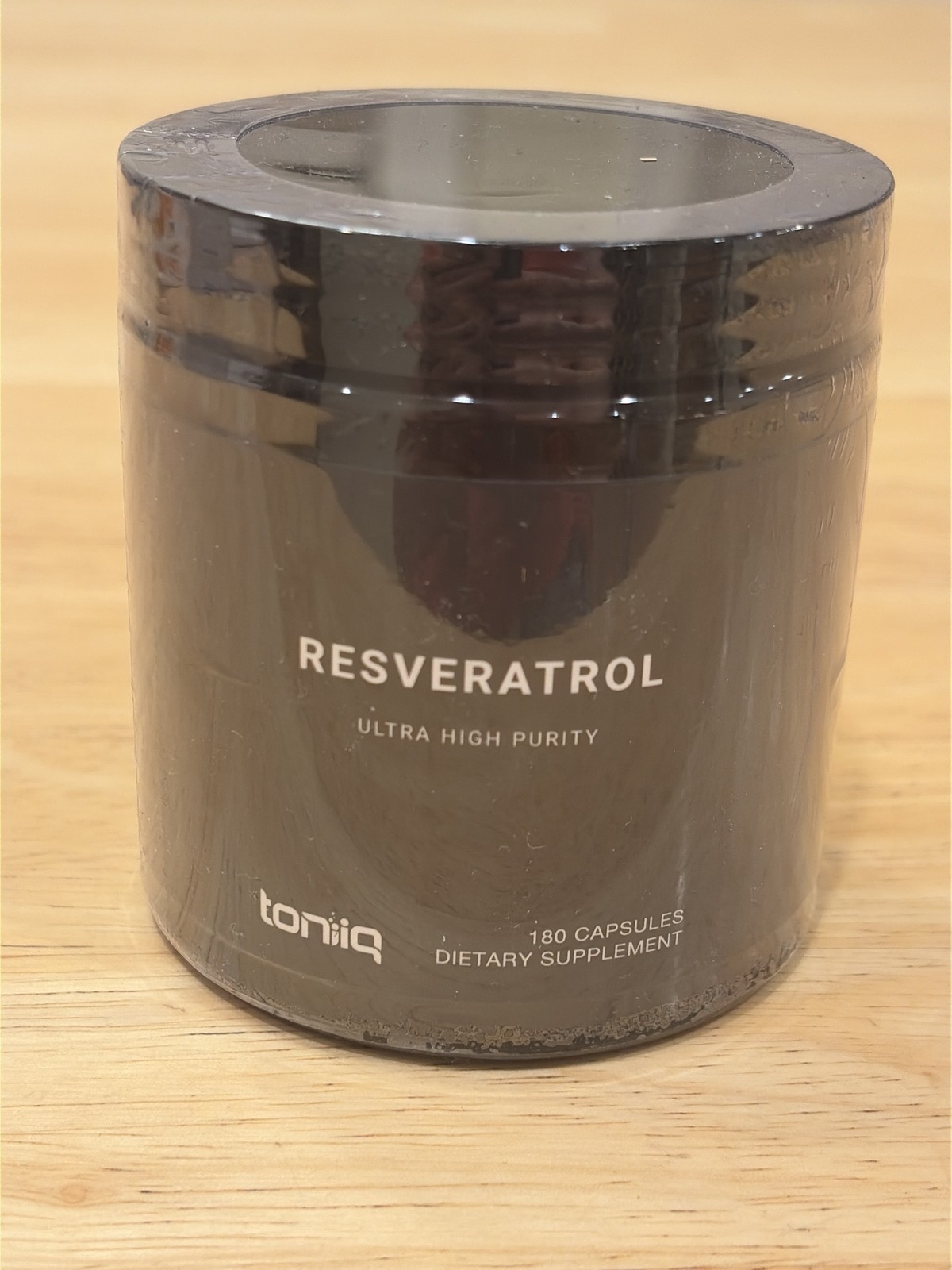 Toniiq Ultra High Purity Resveratrol 600mg 180 Capsules Exp. 05/2027