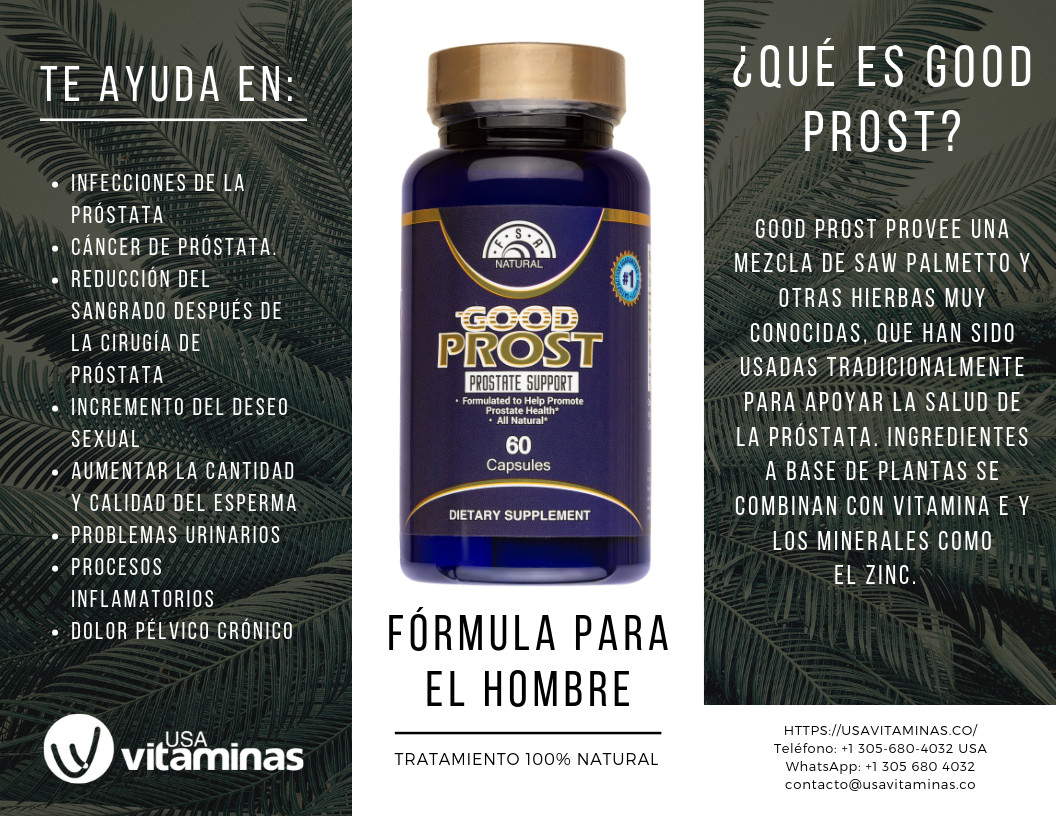 GOOD PROST PROSTATE x 180 cap – Prostate Complex – Enlarged Prostate – 60 cap