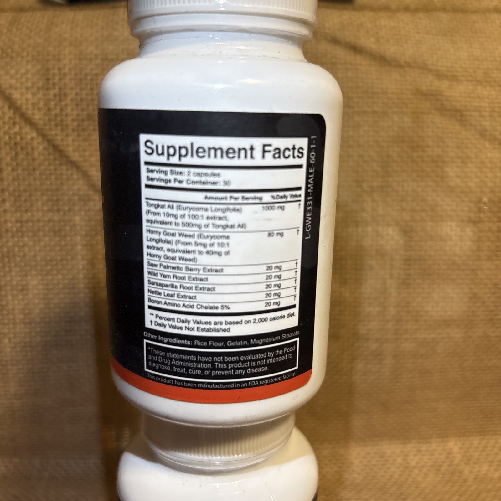 Alpha Force Pills Supplement 2-Pack 60 Capsules each