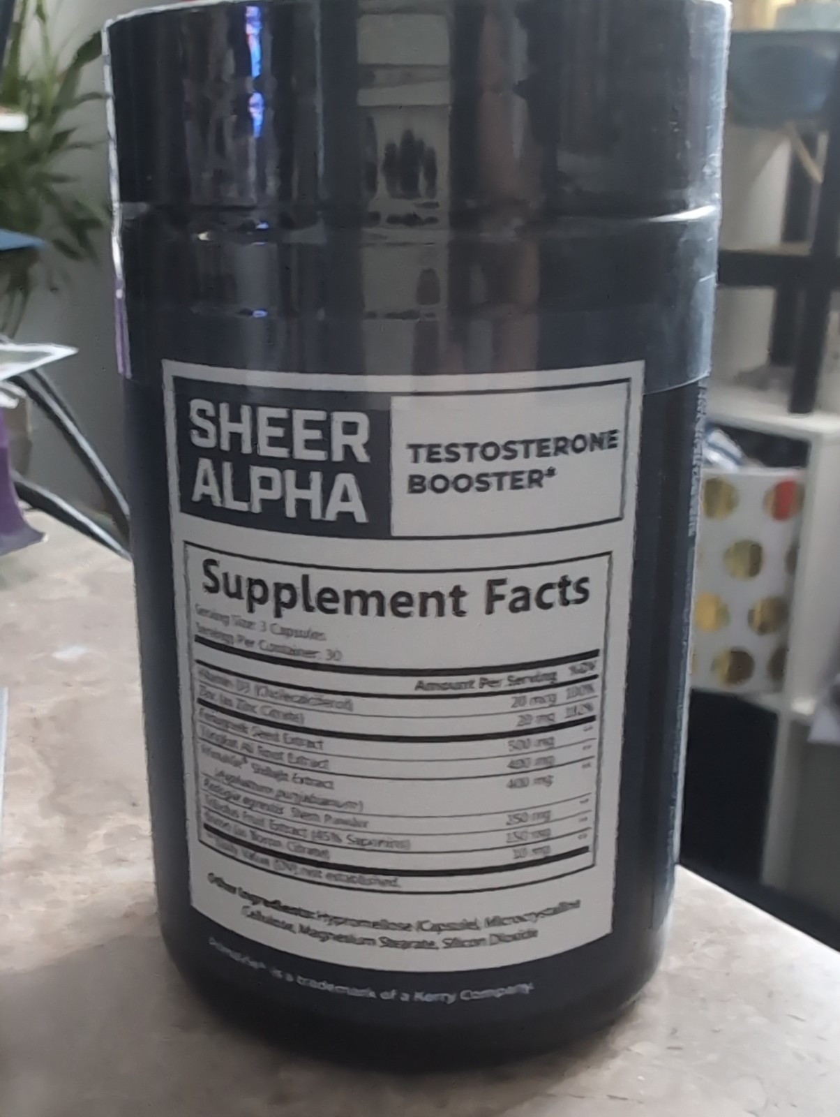 Sheer Strength Labs Alpha Testosterone Booster Energy Performance 90ct EXP 10/28