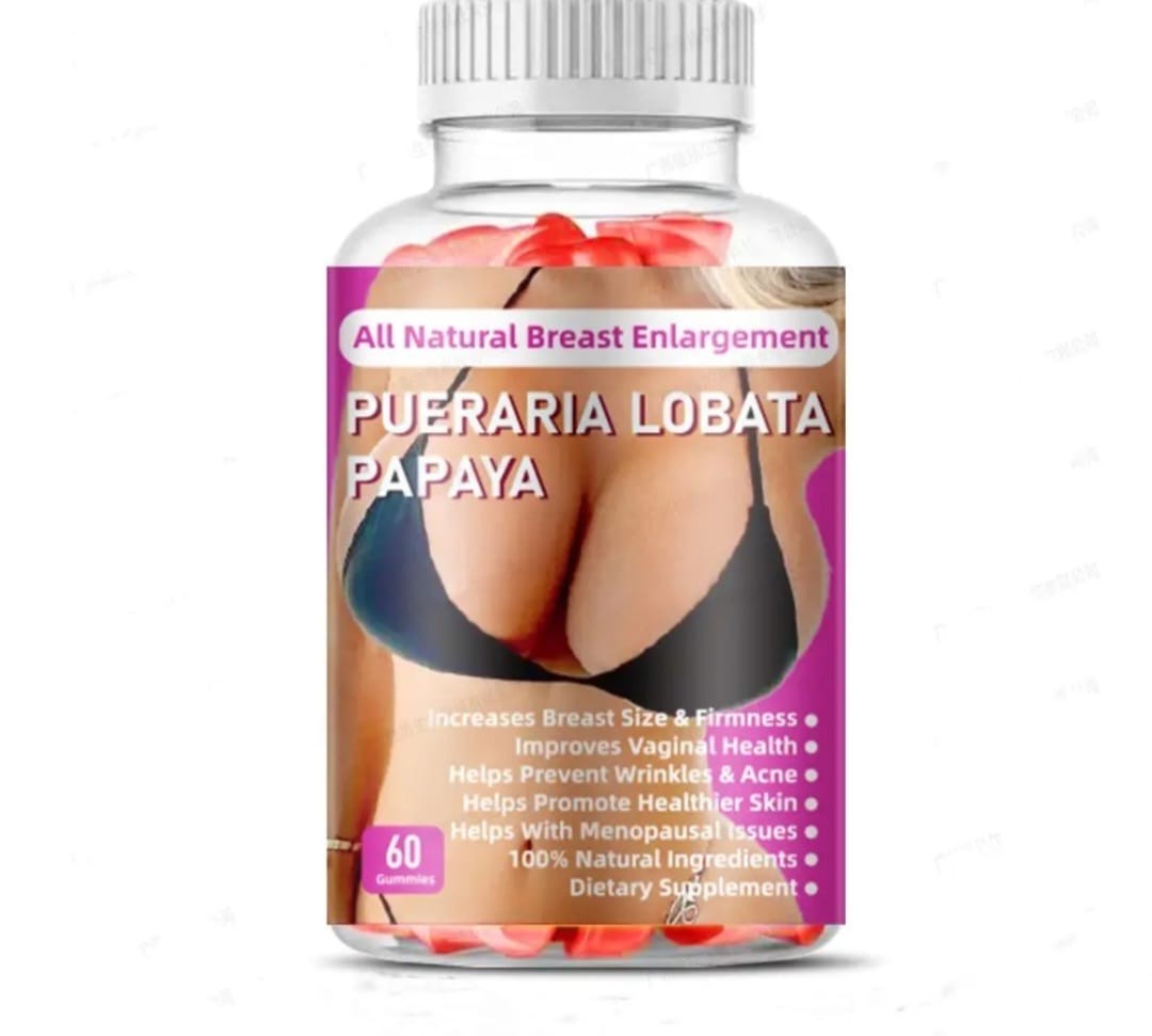 Pueraria Lobata Papaya Gummies 60 Candies – Breast Volumizing Supplement
