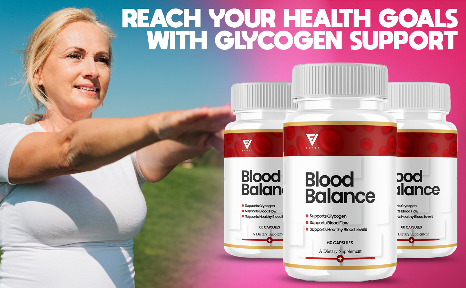 (3 Pack) Blood Balance Glycogen Pills BloodBalance Glyco Support (180 Capsules)