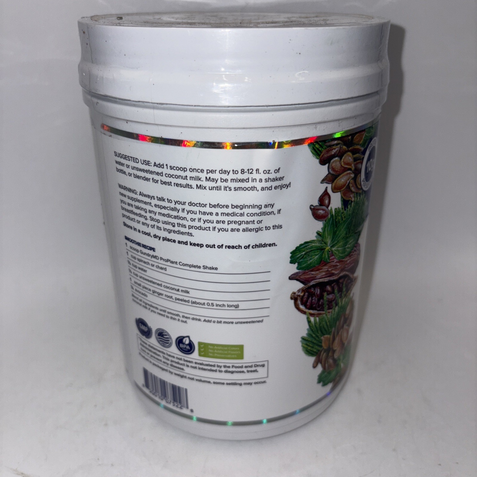Gundry MD Proplant Complete VShake Chocolate 19.18 oz 20 servings Exp: 12/2026