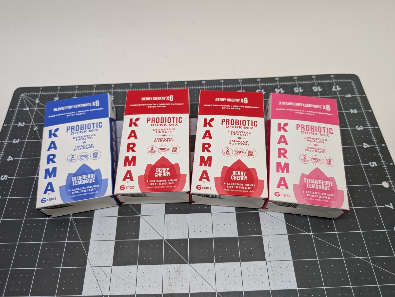 4×6 Karma Probiotic Powder Drink Mix Immune Support – Variety