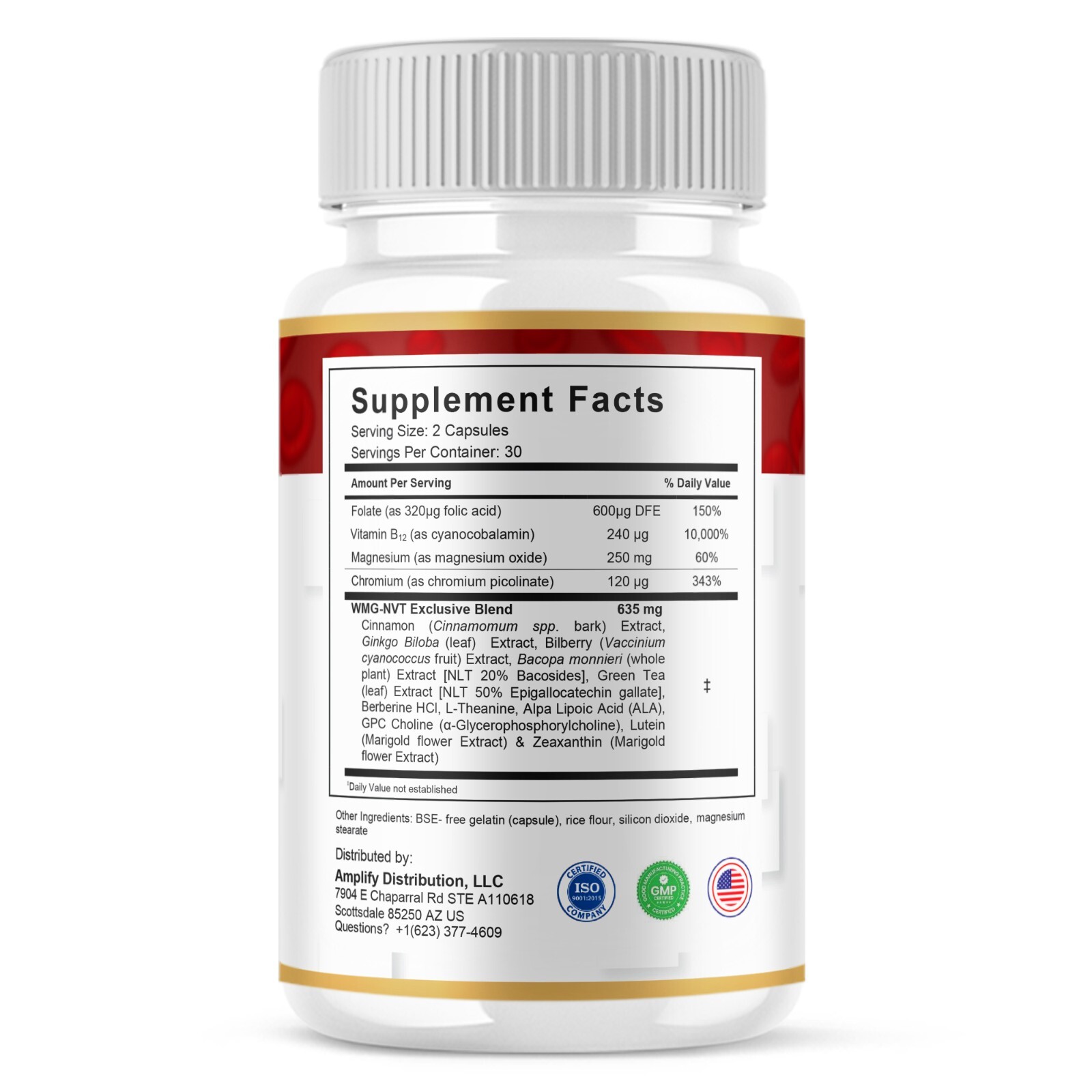 (3 Pack) Blood Balance Glycogen Pills BloodBalance Glyco Support (180 Capsules)