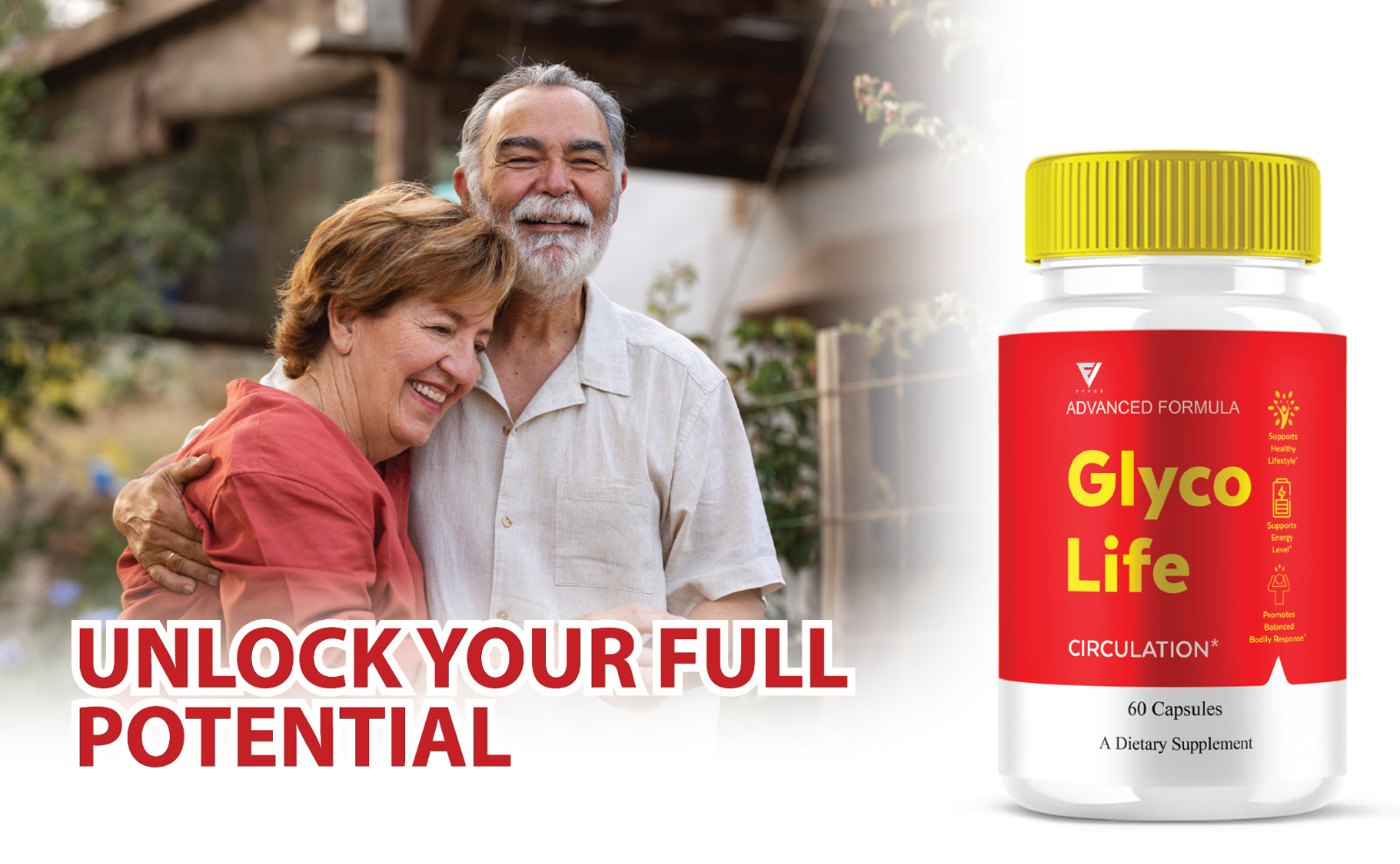 (2 Pack) Glyco Life Blood Support Supplement, GlycoLife Advanced (120 Capsules)