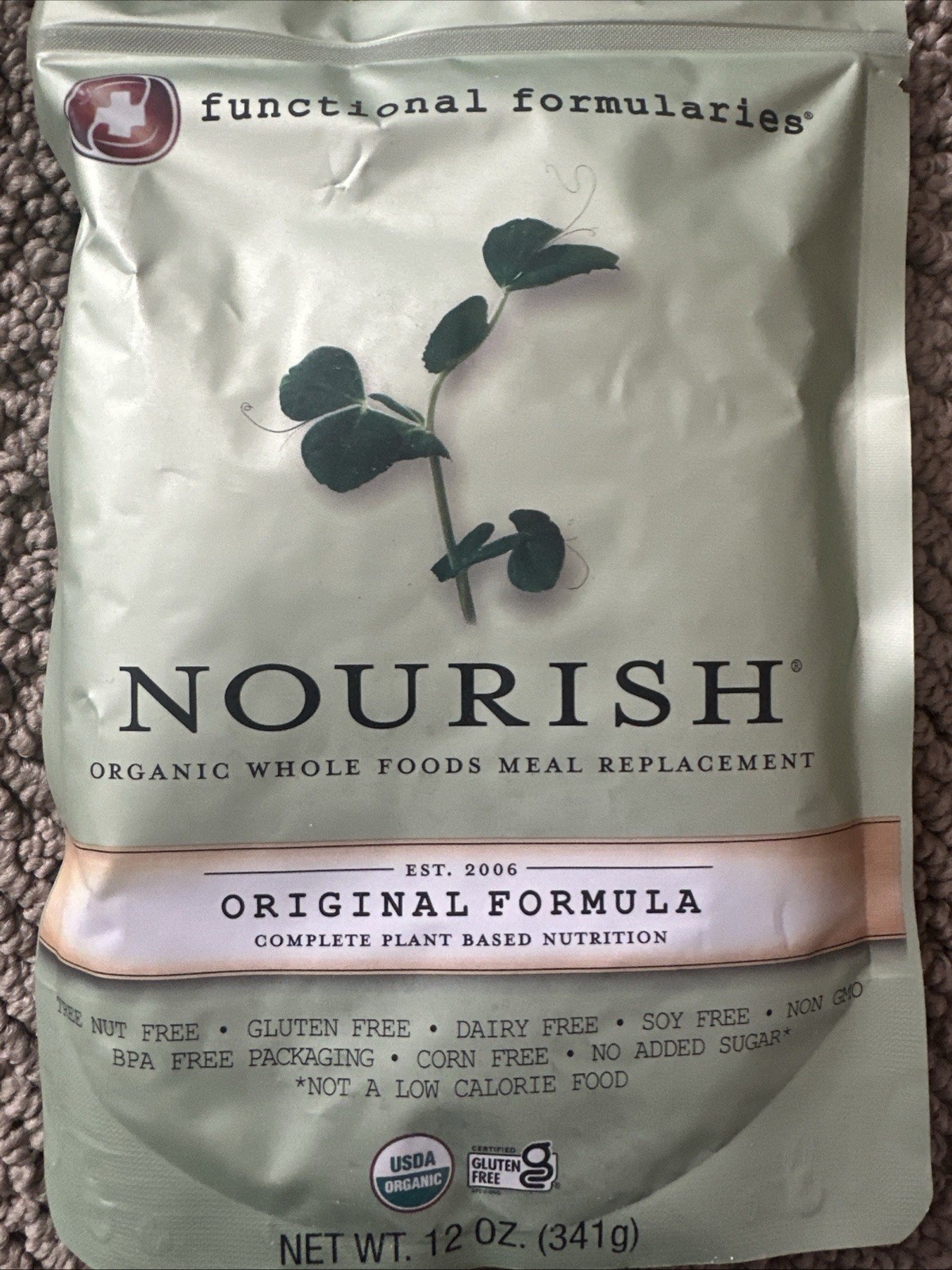 24 Pouches Nourish Original Organic Whole Foods Meal Replacement