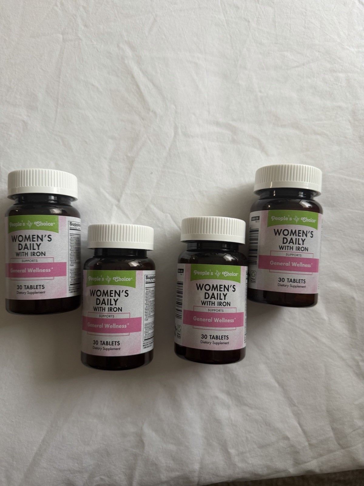 4 People’s Choice Women’s Daily Multivitamin with Iron General Wellness