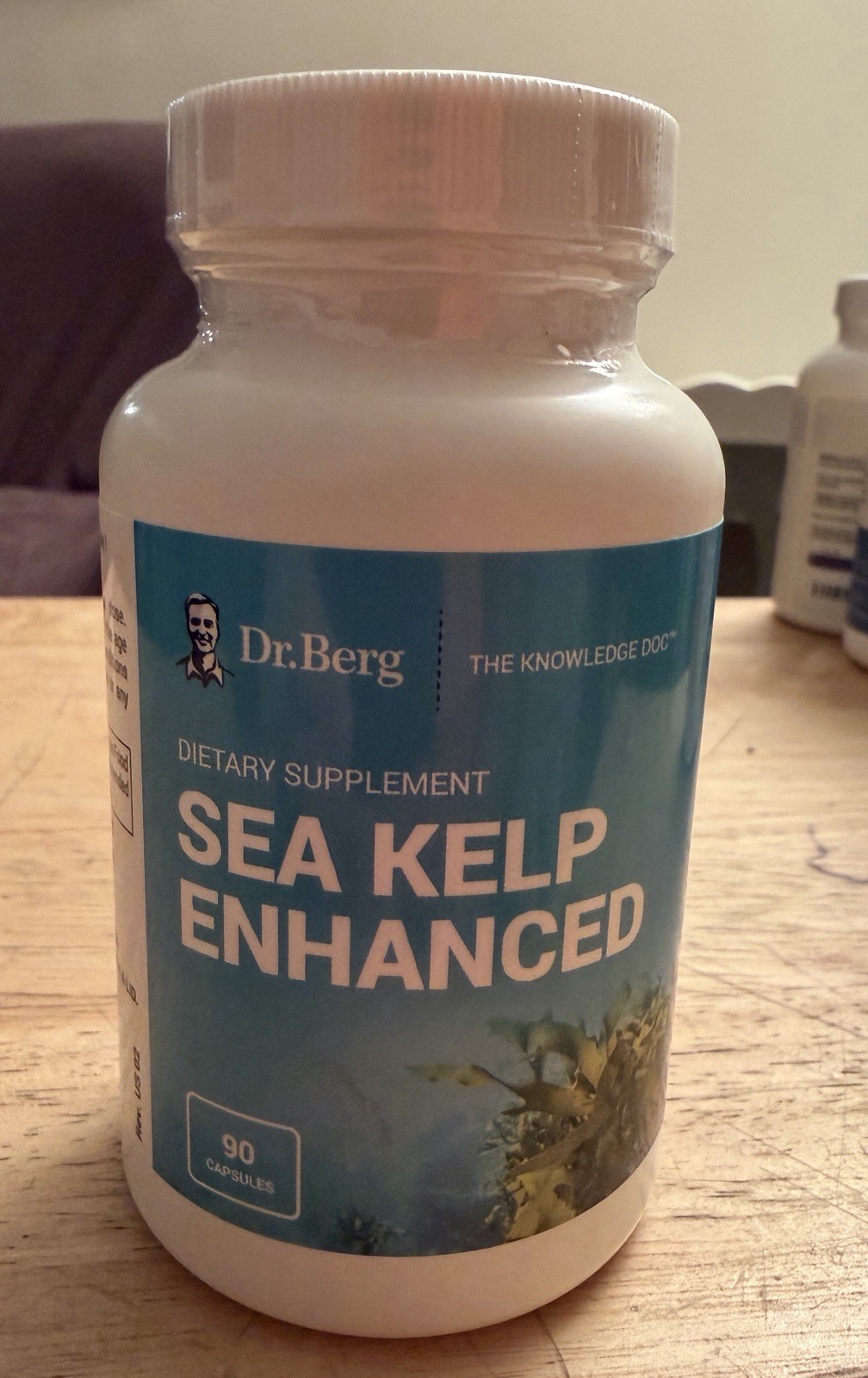 Dr Berg – Sea Kelp Enhanced Iodine – 90 Capsules- New Factory Sealed