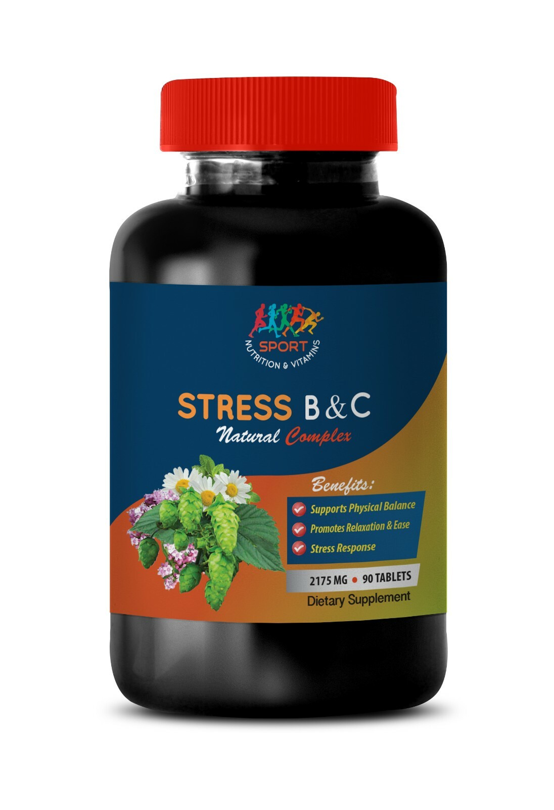 gut health supplement – STRESS NATURAL COMPLEX – a blood pressure pill 1 BOTTLE