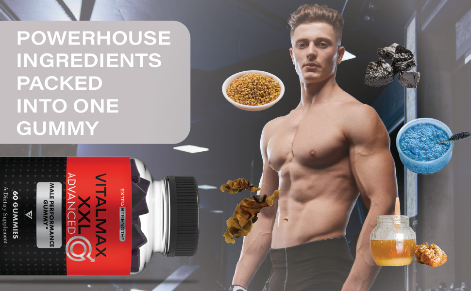 (2 Pack) VitalMax XXL Male Supplement, Vital MaxXXL Advanced (120 Gummies)