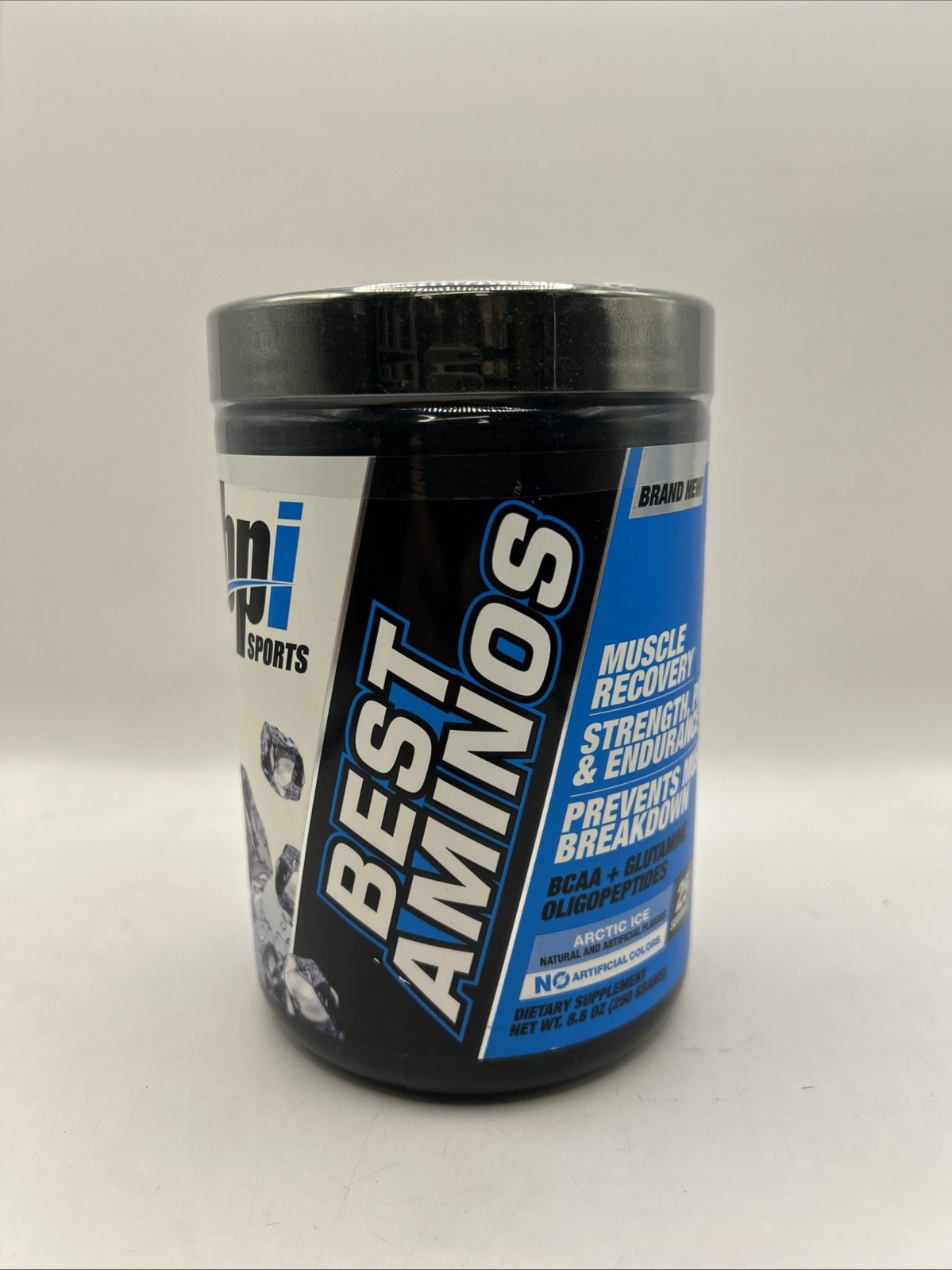 BPI Best Aminos Muscle Recovery Arctic Ice 25 Servings 8.8 oz 05/2027