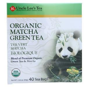 Uncle Lee’s Tea Organic Matcha Green Tea 40 pckts