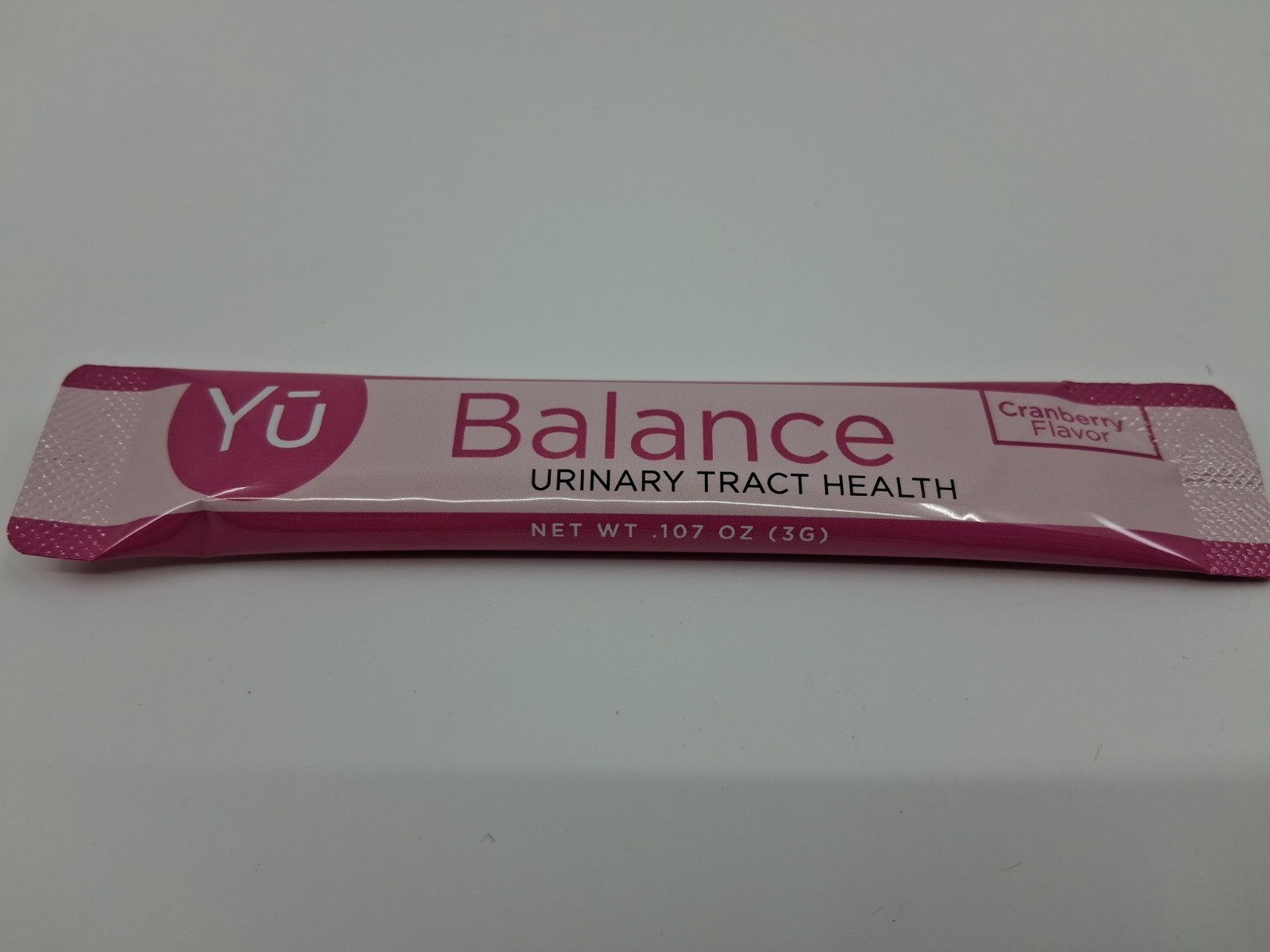 Yu Balance Urinary Tract Health – Cranberry 30 Packets Exp: 7/2027 – Open box