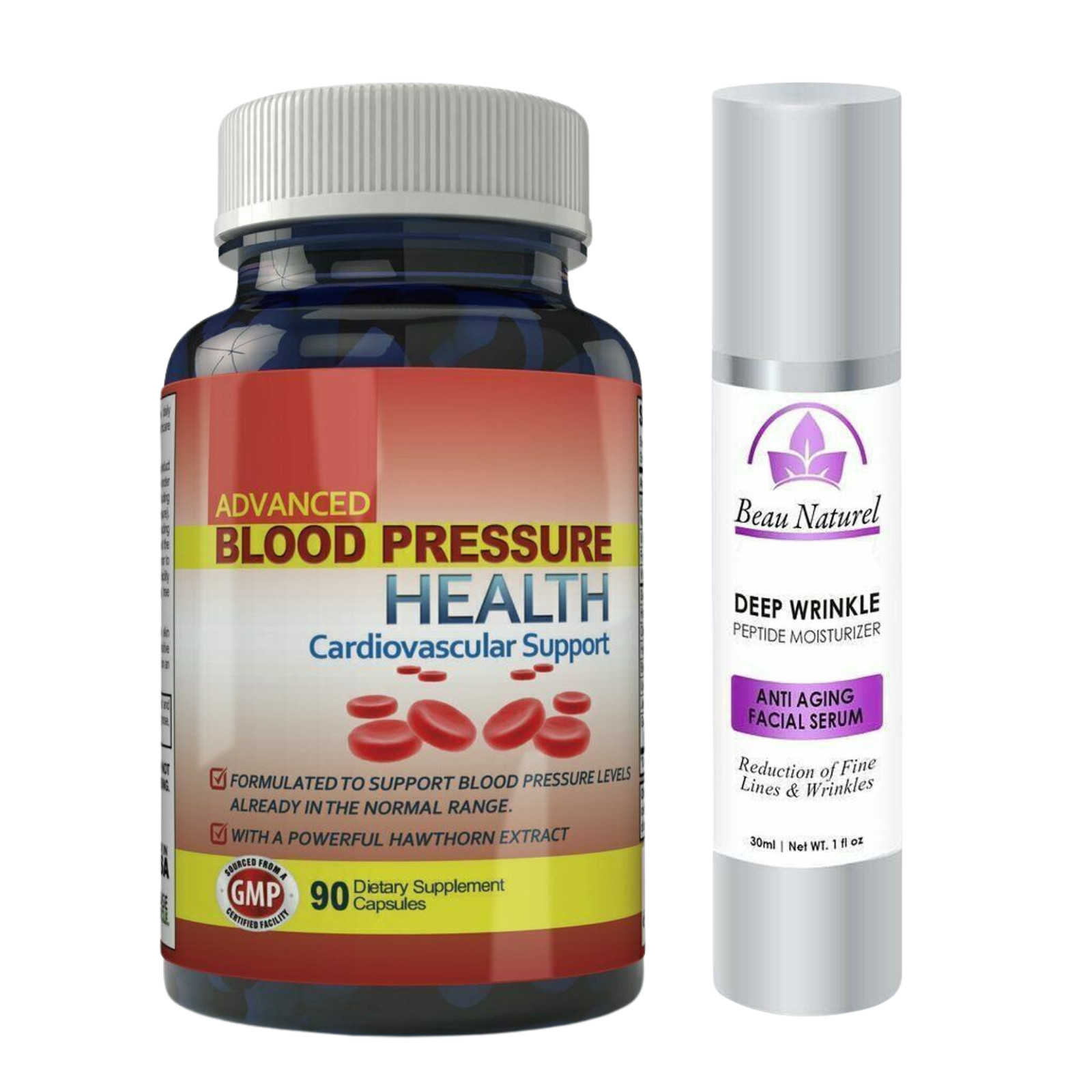 Hawthorn Extract Circulatory Wellness Heart Supplement Facial Cream Moisturizer