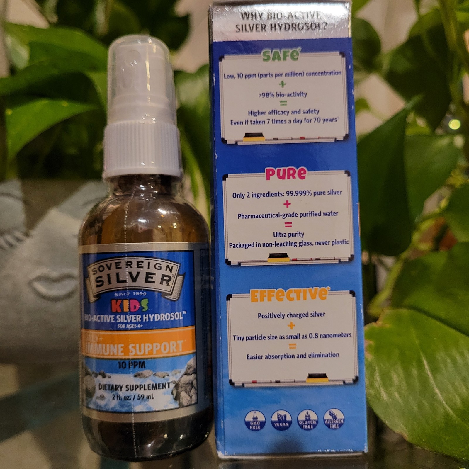Sovereign Silver Natural Immunogenics Bio-Active Silver Kids Immune Spray 2 oz
