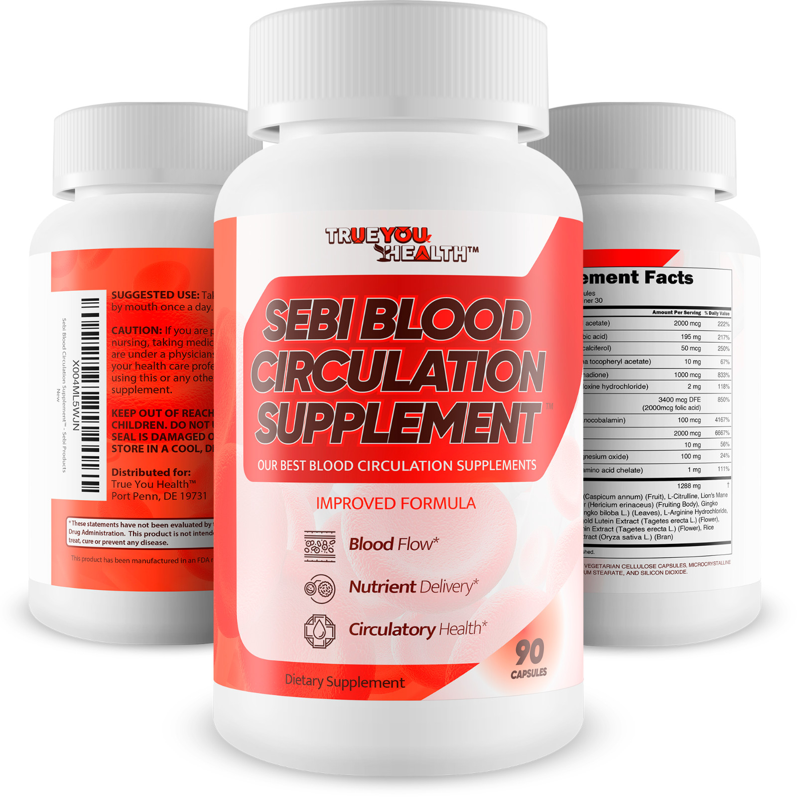 Sebi Blood Circulation Supplement With Iron & Magnesium – Blood Flow Care