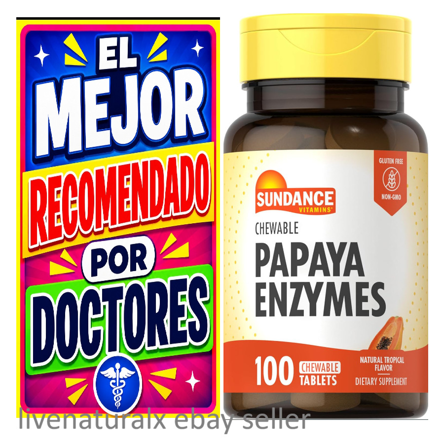 Mejores Pastillas Remedios De Papaya Pura Natural Para Ayudar Con La Digestion