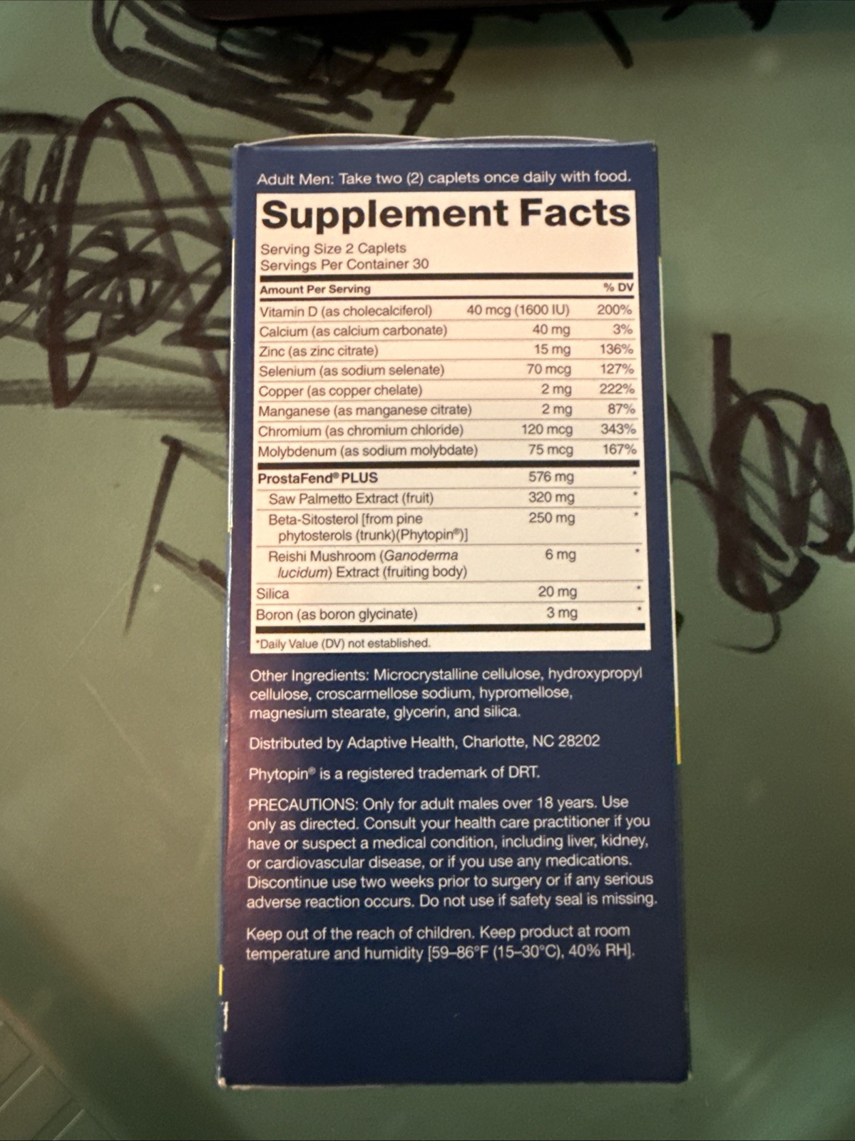 Super Beta Prostate Advanced + Saw Palmetto 60 Caplets – Exp: 02/2028+