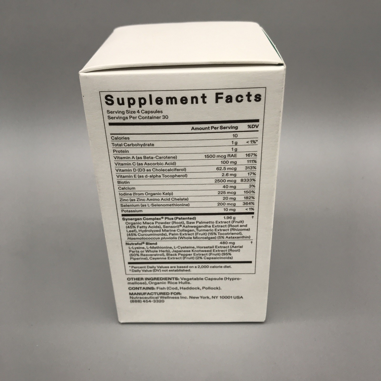 Nutrafol Women’s Balance Hair Growth Supplement 120 Count Exp 05/27