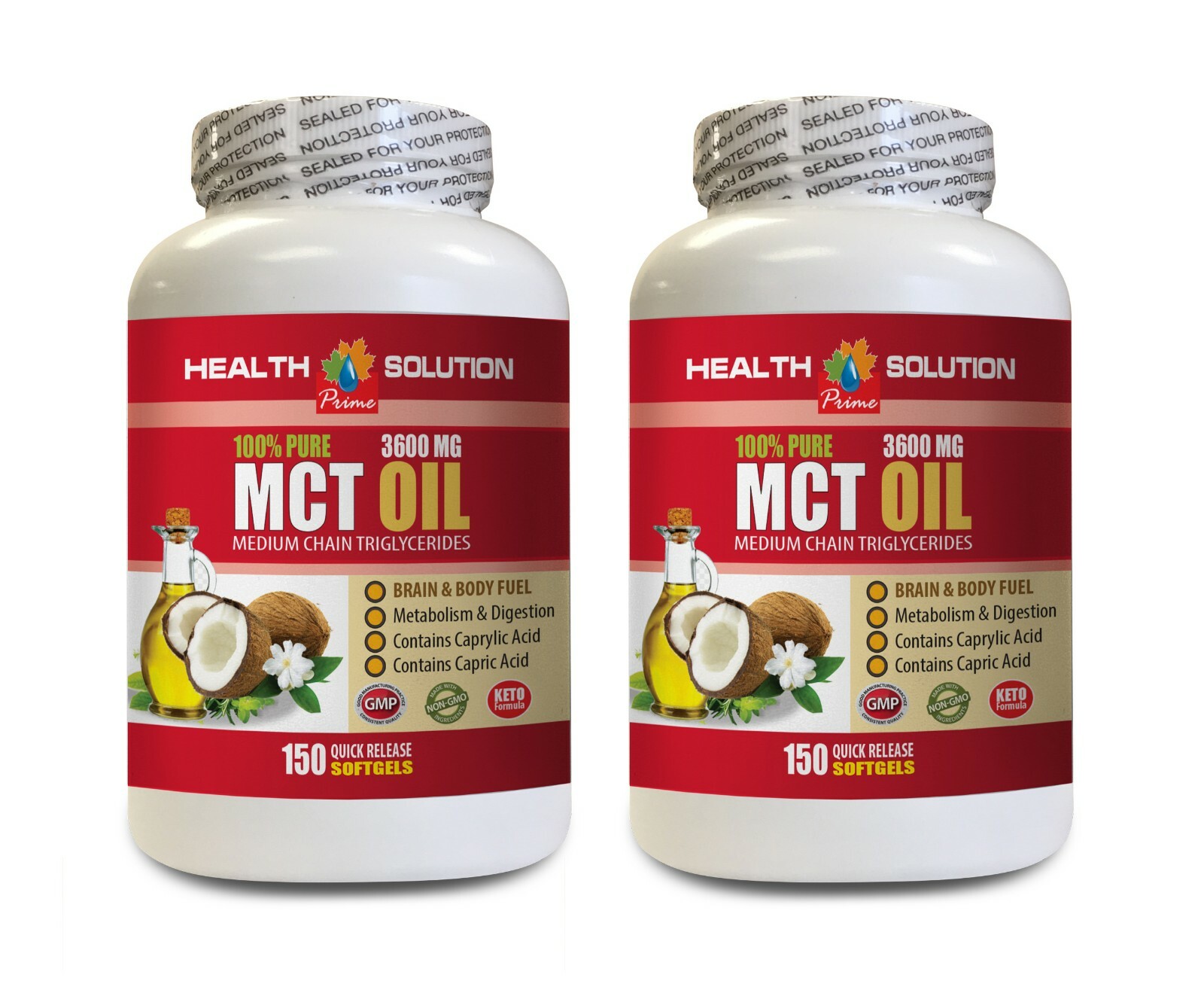 liver support ageloss – MCT OIL – immune support liquid supplement 2BOTTLE