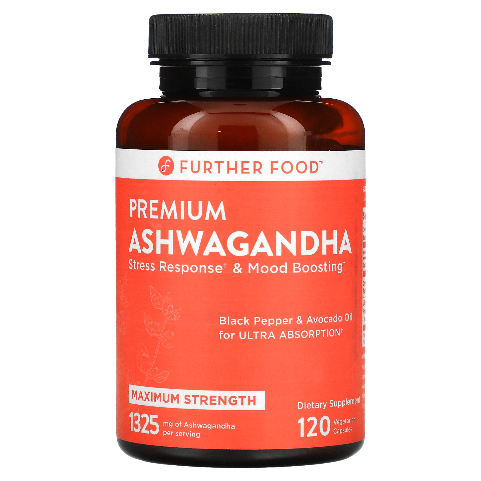Premium Ashwagandha, Maximum Strength, 662.5 mg, 120 Vegetarian Capsules