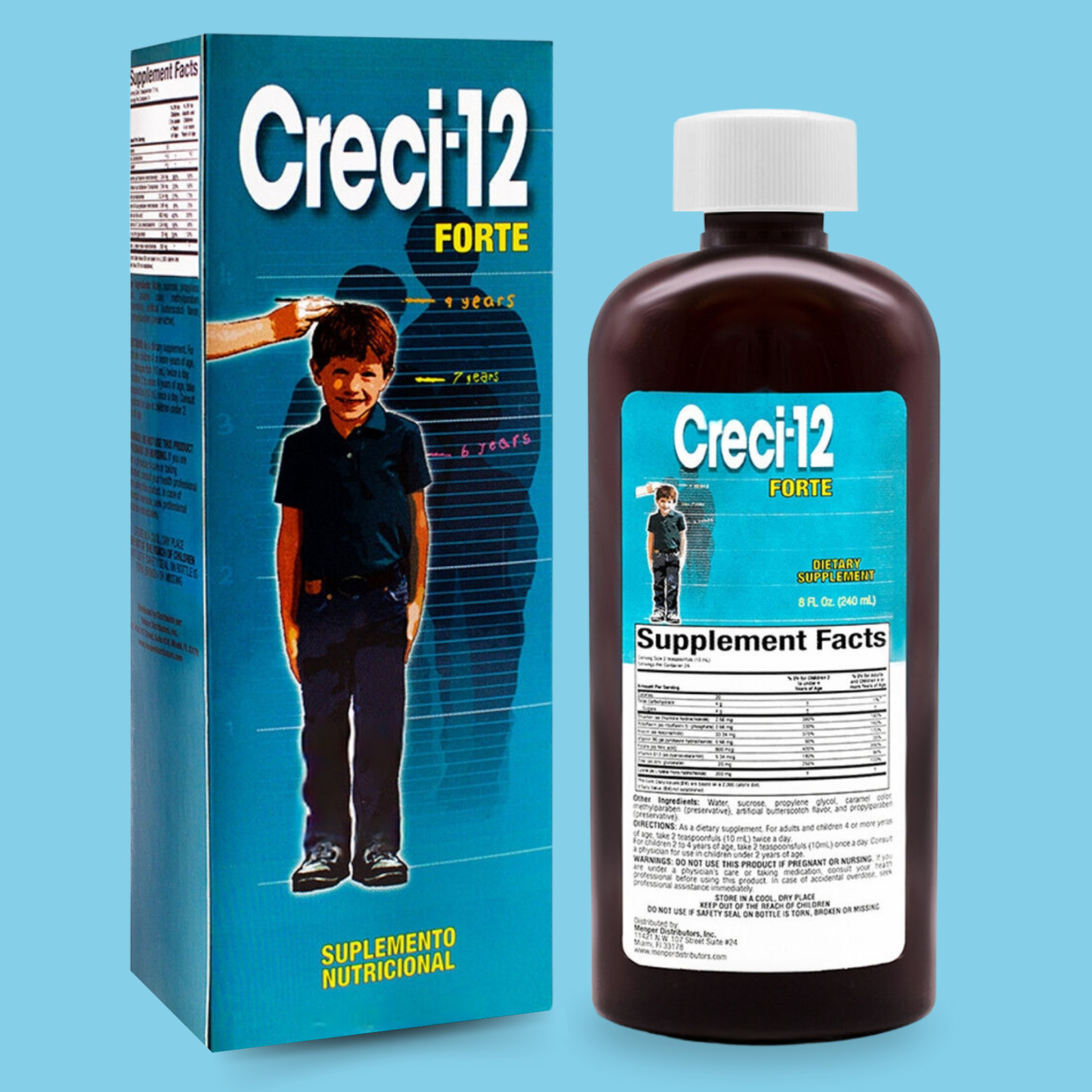 Menper Creci-12 Forte Nutritional Supplement for Children – 8 fl oz