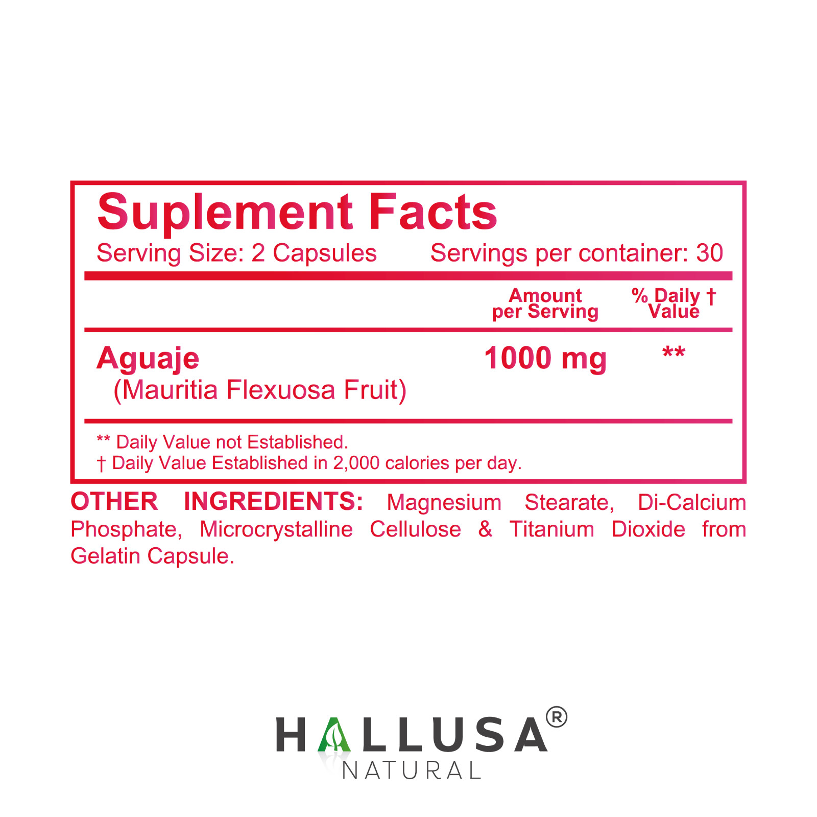 HALLGIRL BIG BOOTY, BREAST & HIPS – Aguaje capsules – For MEN and WOMEN