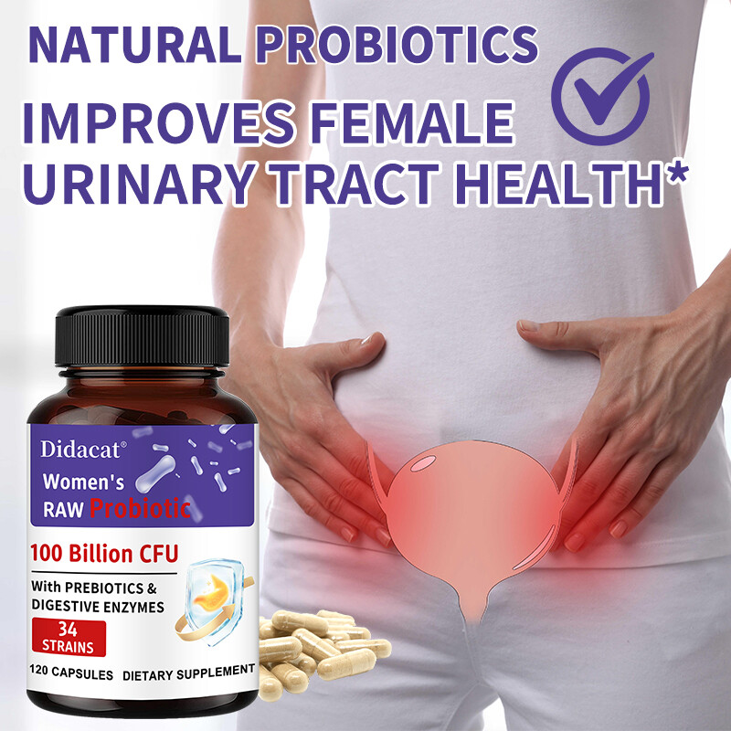 Women’S Raw Probiotics 100 Billion Cfu Potency Immune System Digestive Health
