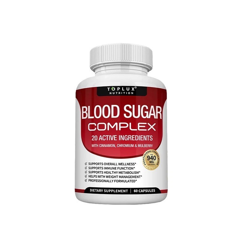 1~3x BLOOD SUGAR BLEND SUPPORT Alpha Lipoic Acid&Cinnamon 20Herbs Complex+60CAPS