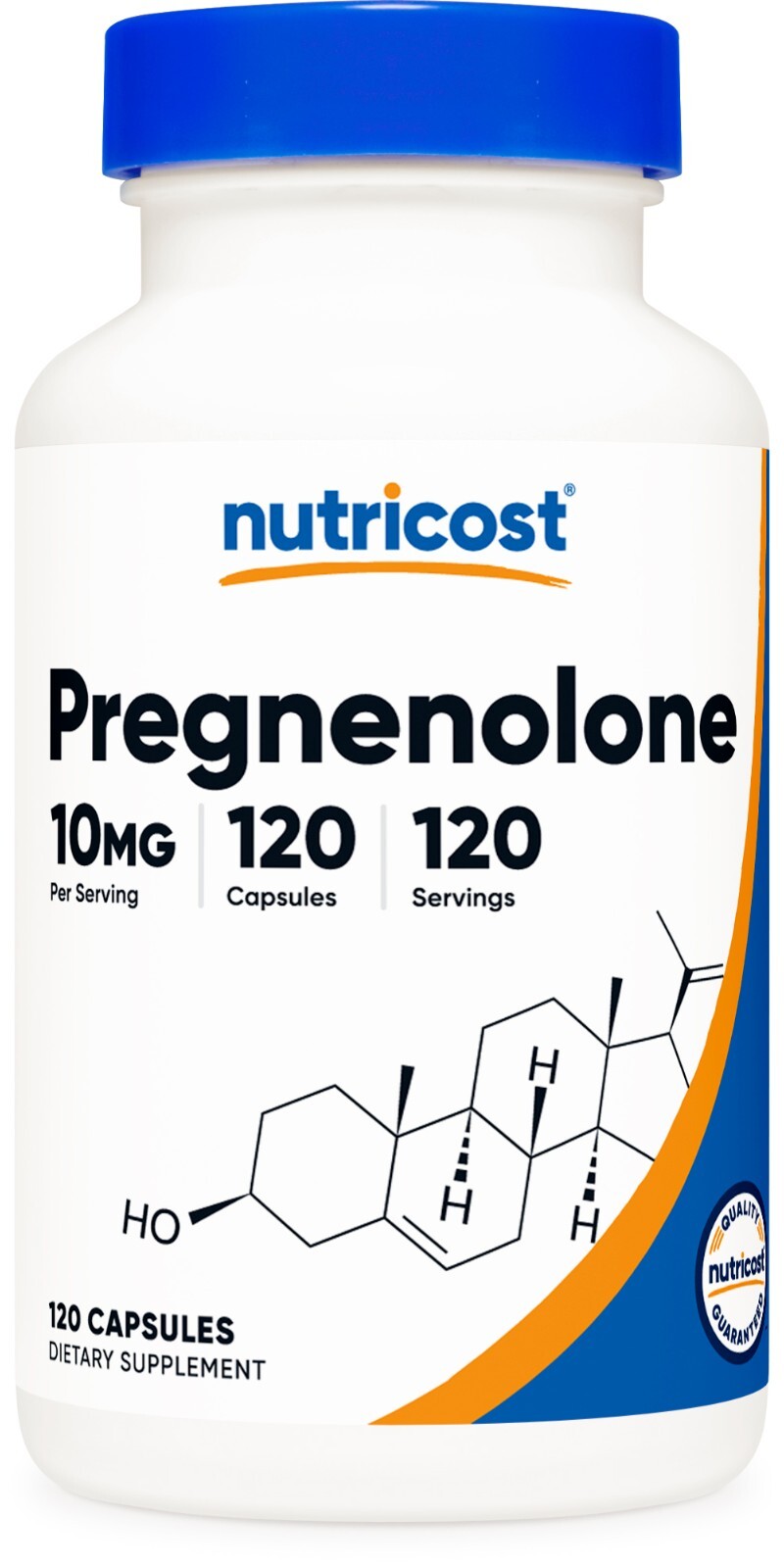 Nutricost Pregnenolone 10mg, 120 Capsules – Non-GMO, Gluten Free