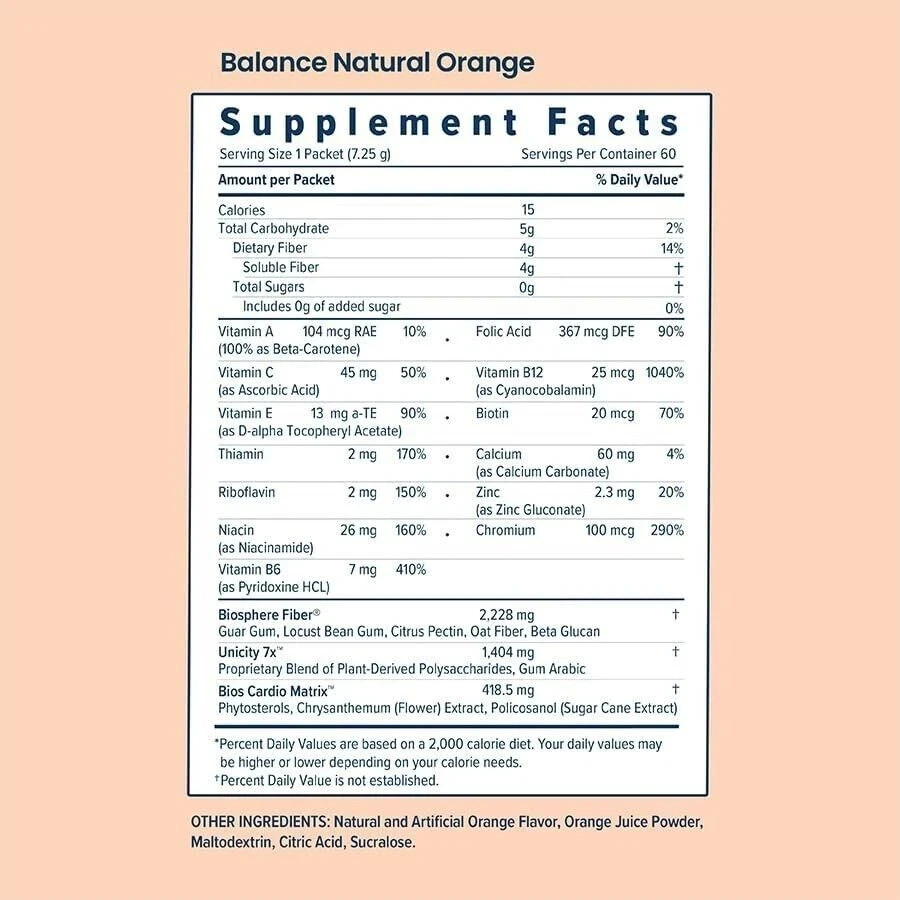 Unicity BALANCE 30 Packets/Stick ORANGE Flaour Exp 5/2/2027 Free Shipping