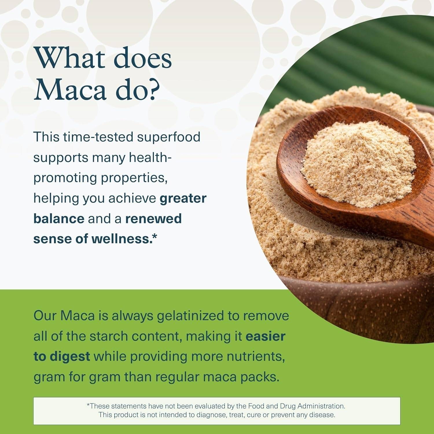 Youtheory Maca 1000mg Organic Superfood 180 Vegetarian Capsules Exp 02/2028