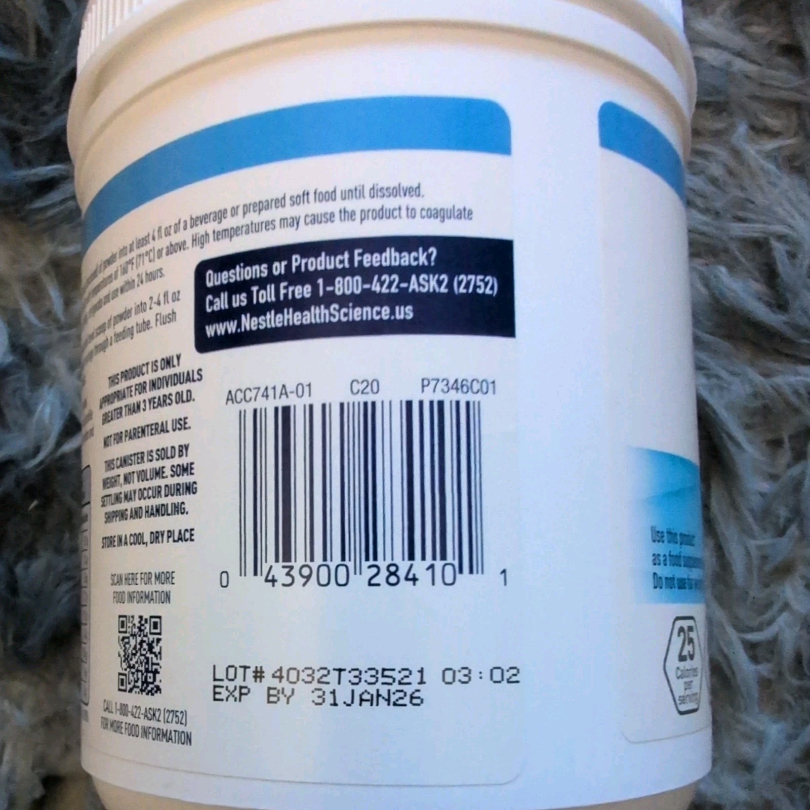 Nestle Beneprotein Protein Supplement Unflavored 8 oz Can EXP 3/26 – 11/26 NEW