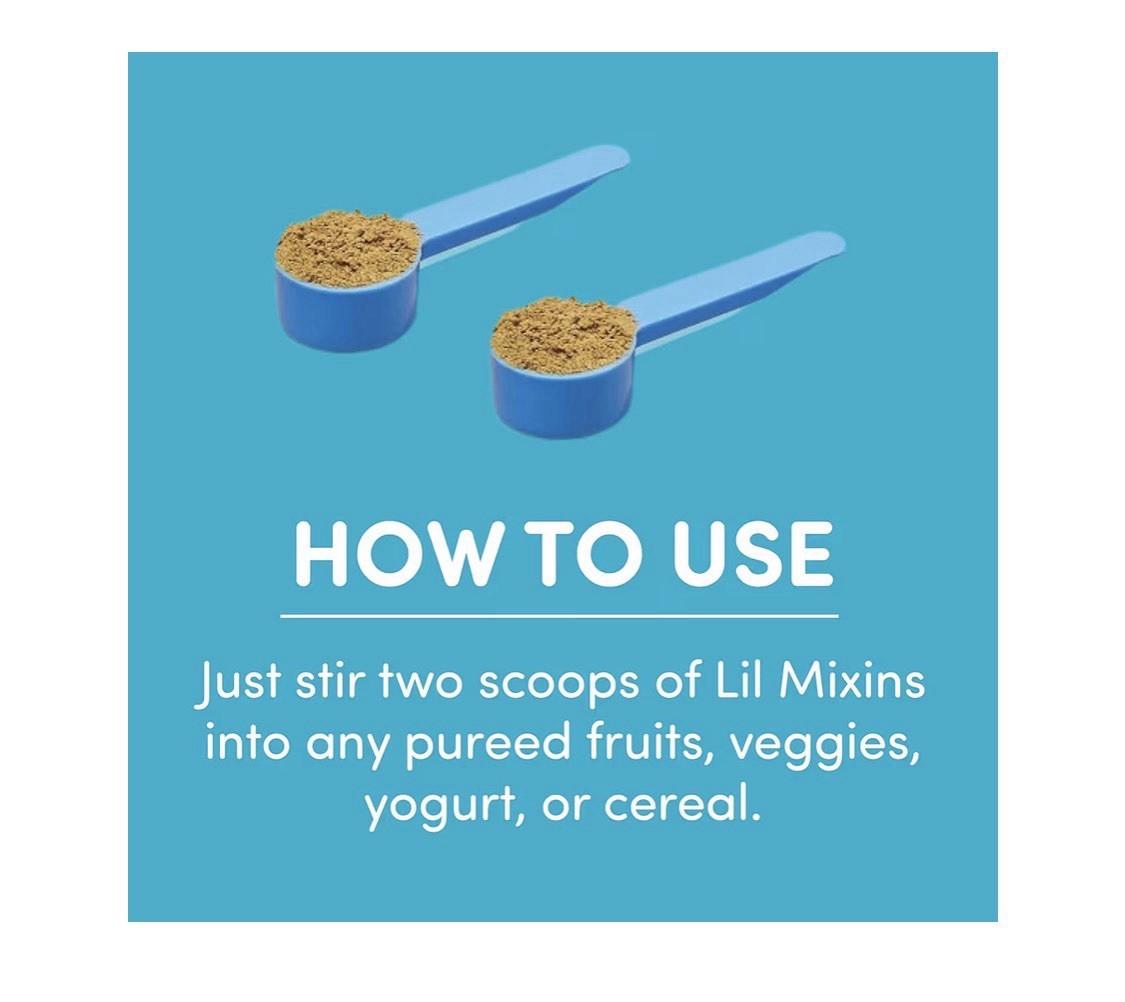 Lil Mixins Tree Nut Mix-In Baby Early Allergen Powder 8.5oz Almond Cashew Walnut