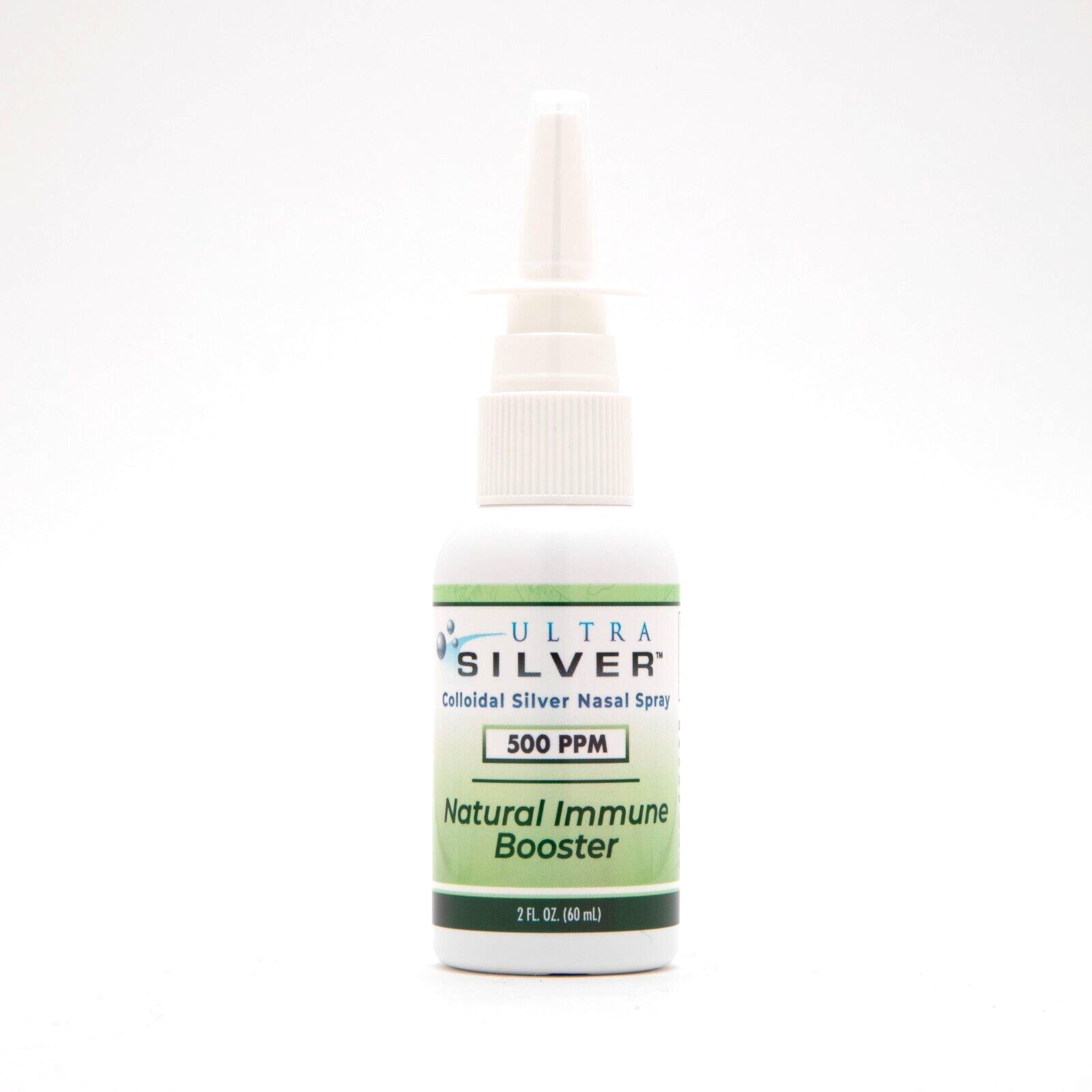 Ultra Silver Colloidal Silver 2oz. Nasal Spray Natural Immune Booster