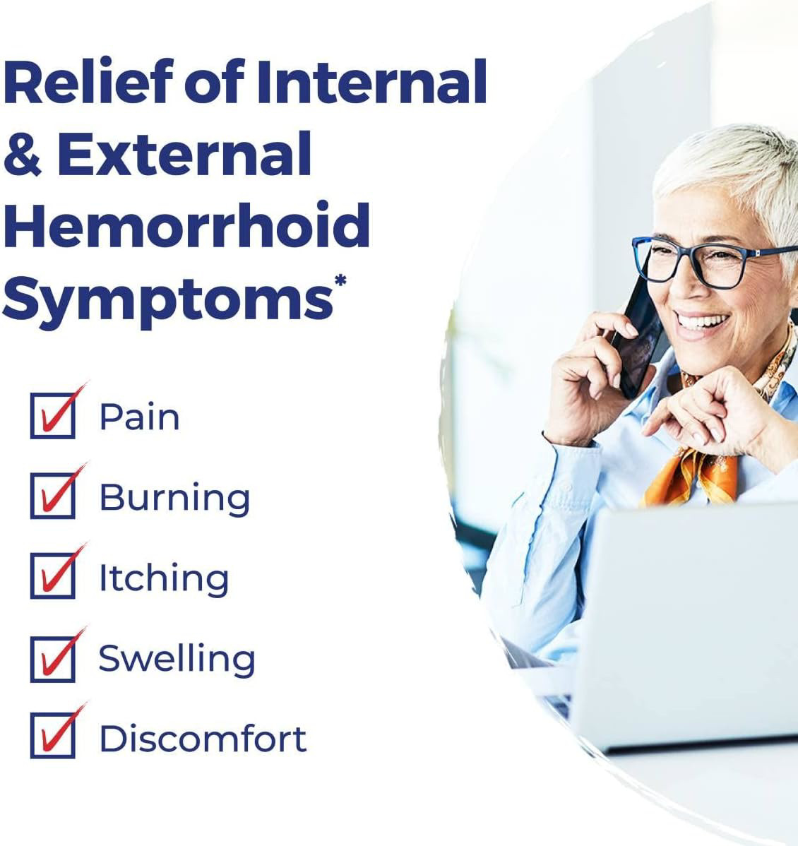 Boiron HemCalm Suppositories for Hemorrhoid Relief of Pain, Itching, Swelling or