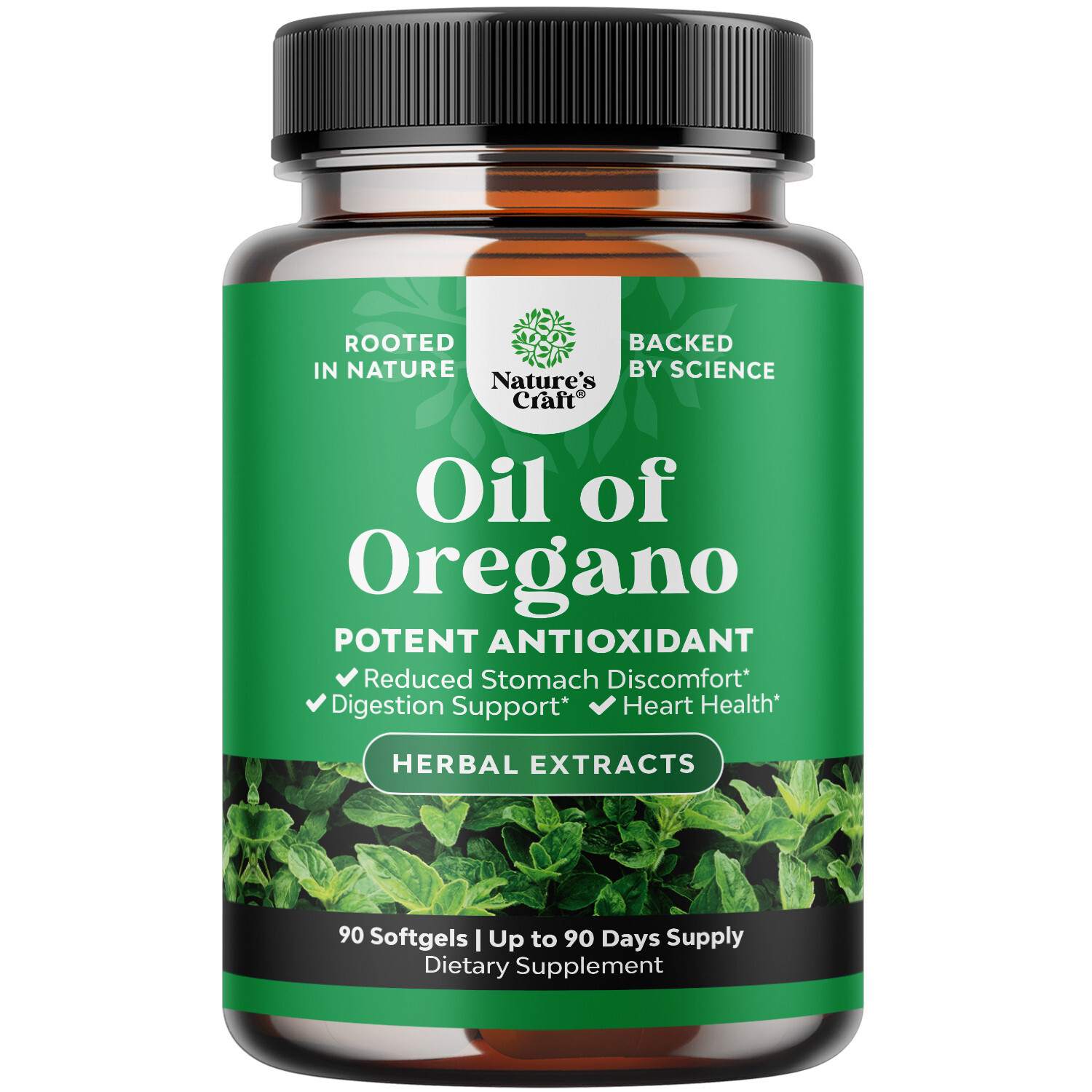 Pure Wild Oregano Oil Softgels – Oil of Oregano for Immune Support Heart Health