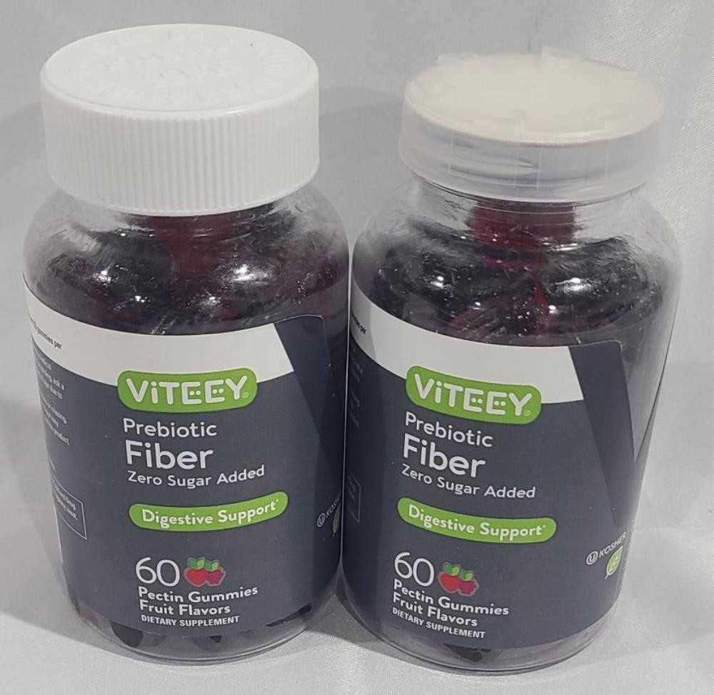 Prebiotic Fiber Gummies for Adults 4g Gut Health & Digestive Soluble BB 11/26