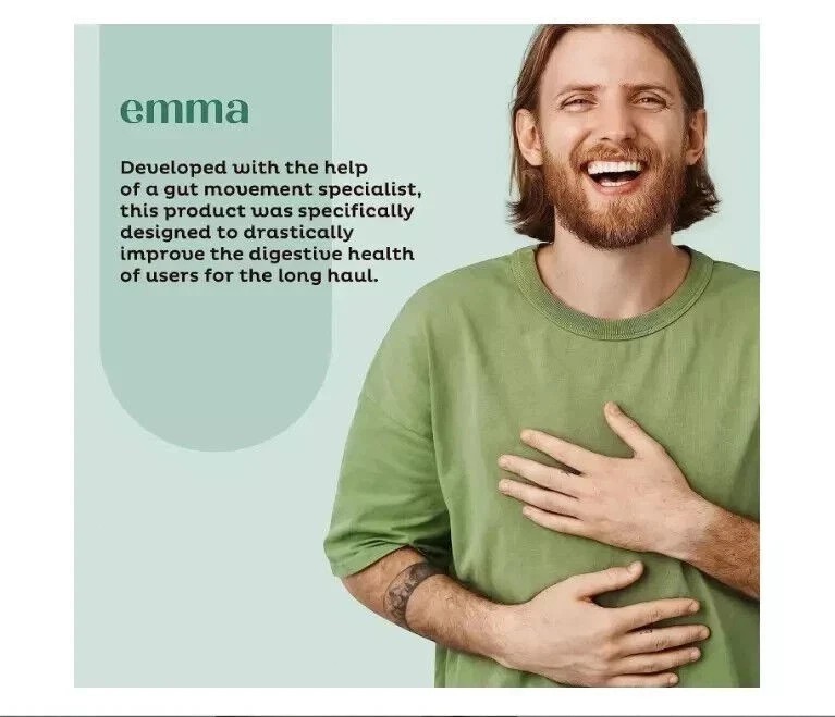 3 Pack Emma Gut Health Supplement 180 Capsules for Bloating Relief & Leaky Gut**